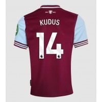 Maglia Calcio West Ham United Mohammed Kudus #14 Prima Divisa 2024-25 Manica Corta